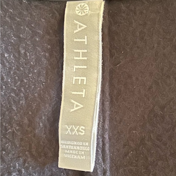 Athleta Full Zip Zion Bomber Microfleece and Polyester size XXS - Picture 10 of 13